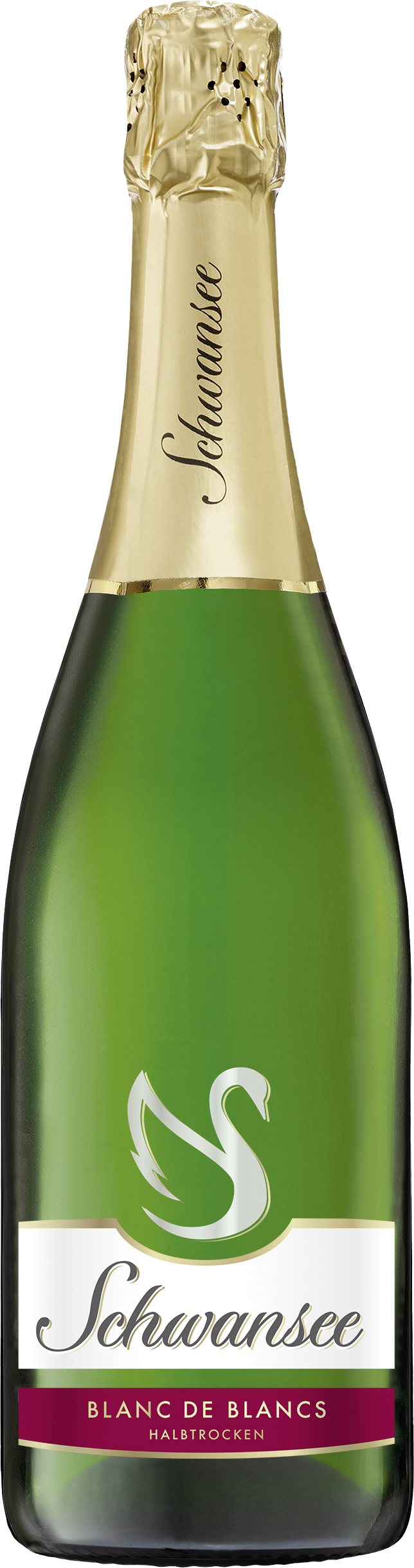 Foto: Abbildung zeigt das Produkt Schwansee halbtrocken