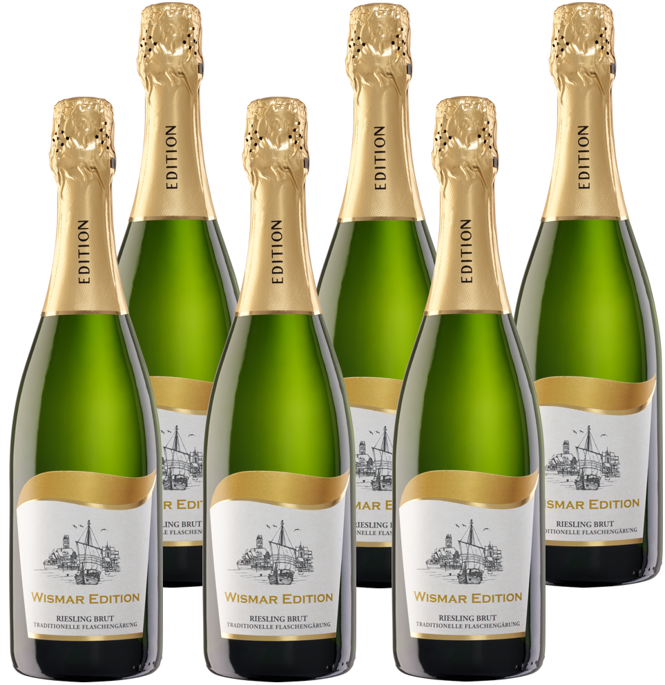 Bild:  Abbildung zeigt das Produkt Wismar Edition brut - 6 Flaschen